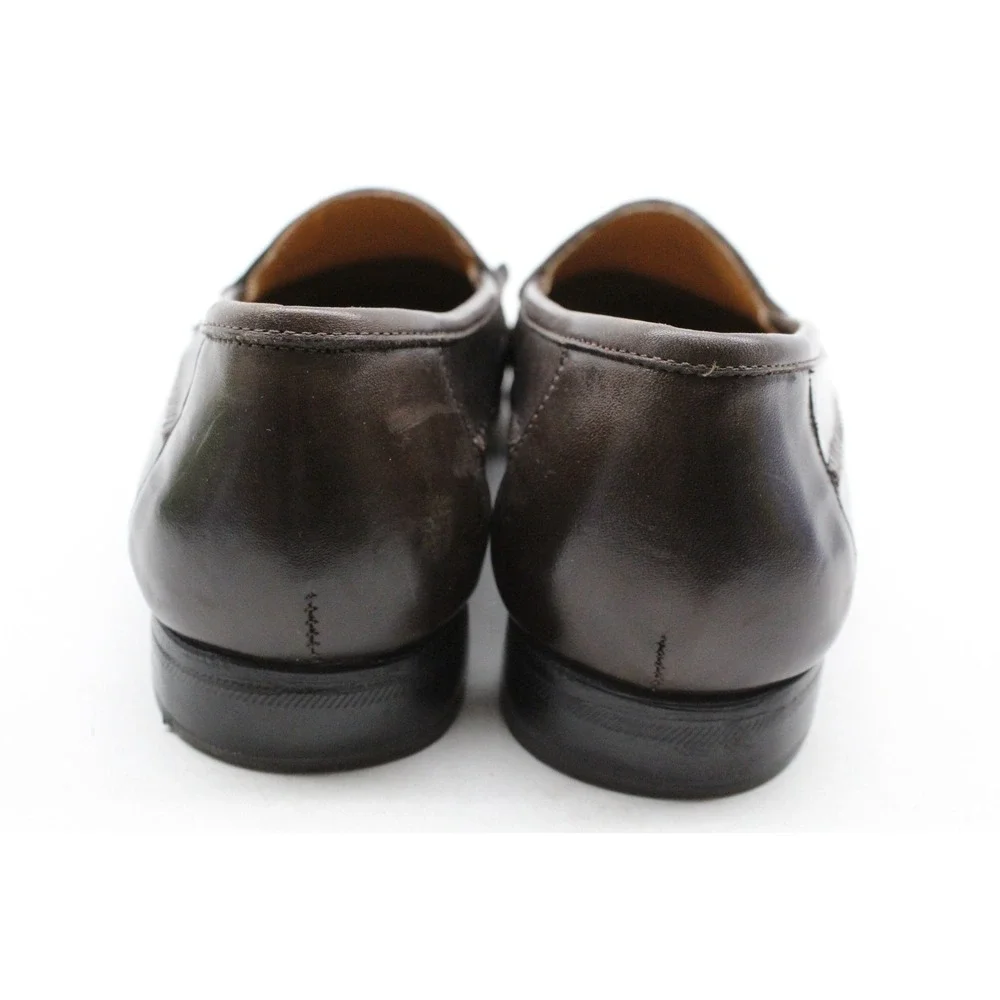 Giorgio Brutini Le Glove 2000‎ Tassel Loafer Mens 10 D Brown Leather Dress Shoes